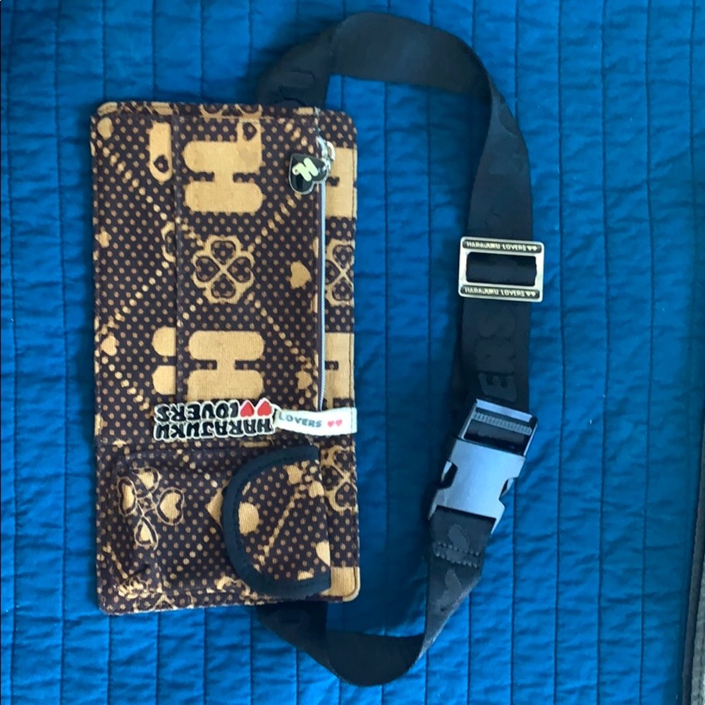 Harajuku Lovers: side hip waist pack / fanny pack.